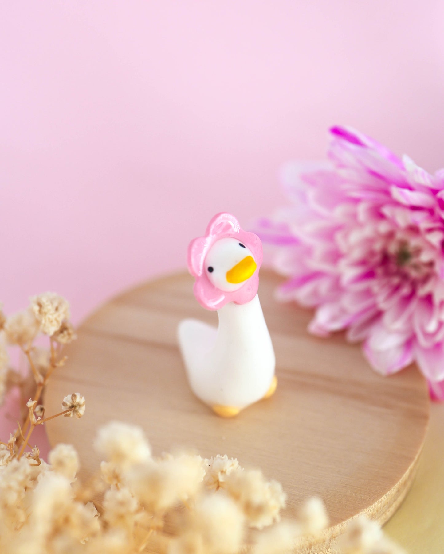 Flowering Goose Desk Friend Figurines