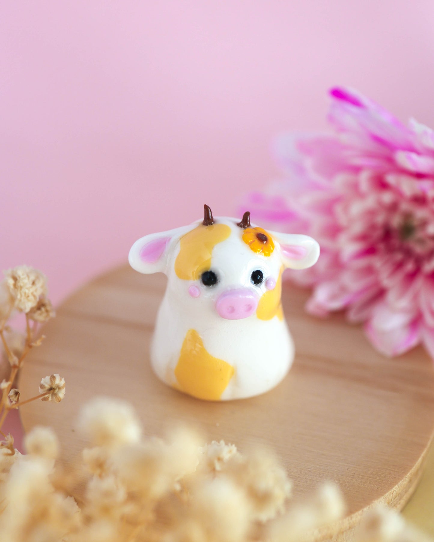 Millie the Cow Figurine- Sunflower