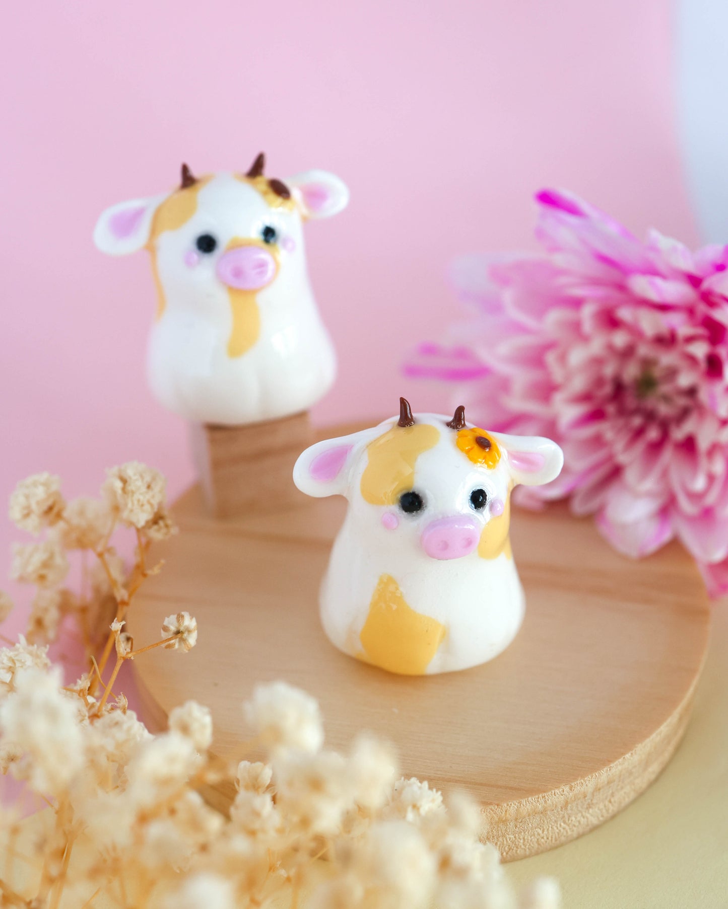 Millie the Cow Figurine- Sunflower