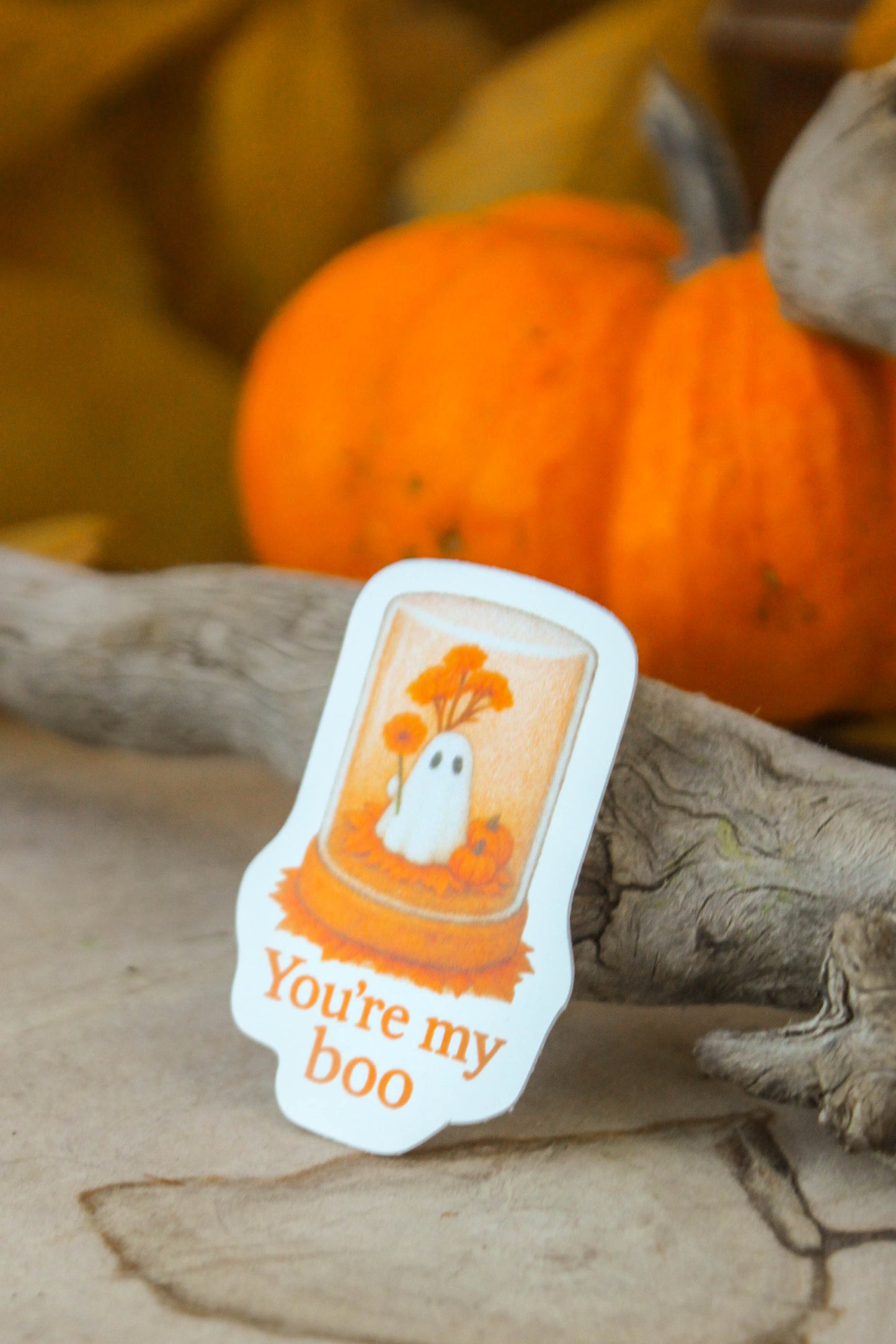 Miniature Ghost Terrarium Sticker