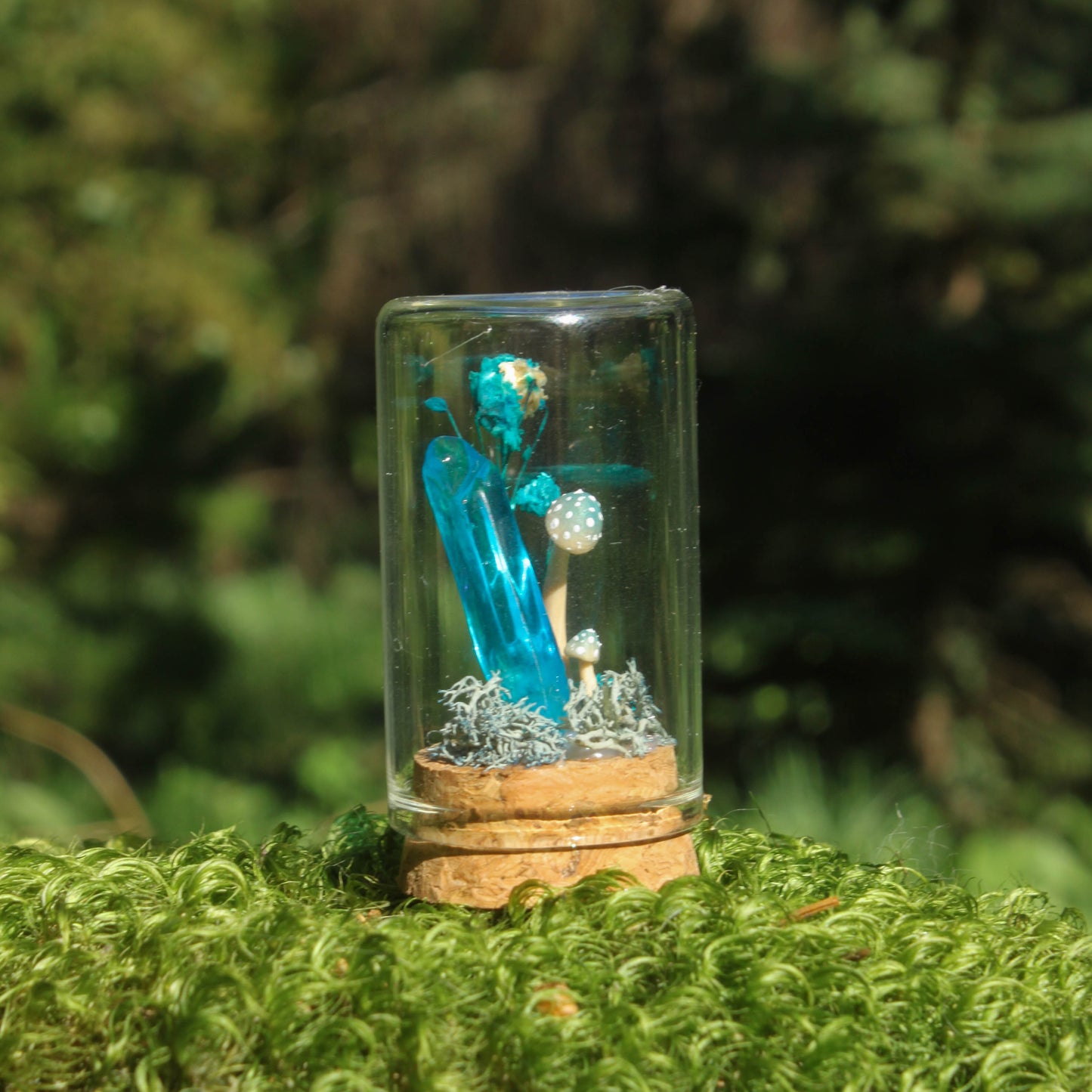 Miniature Crystal Terrariums