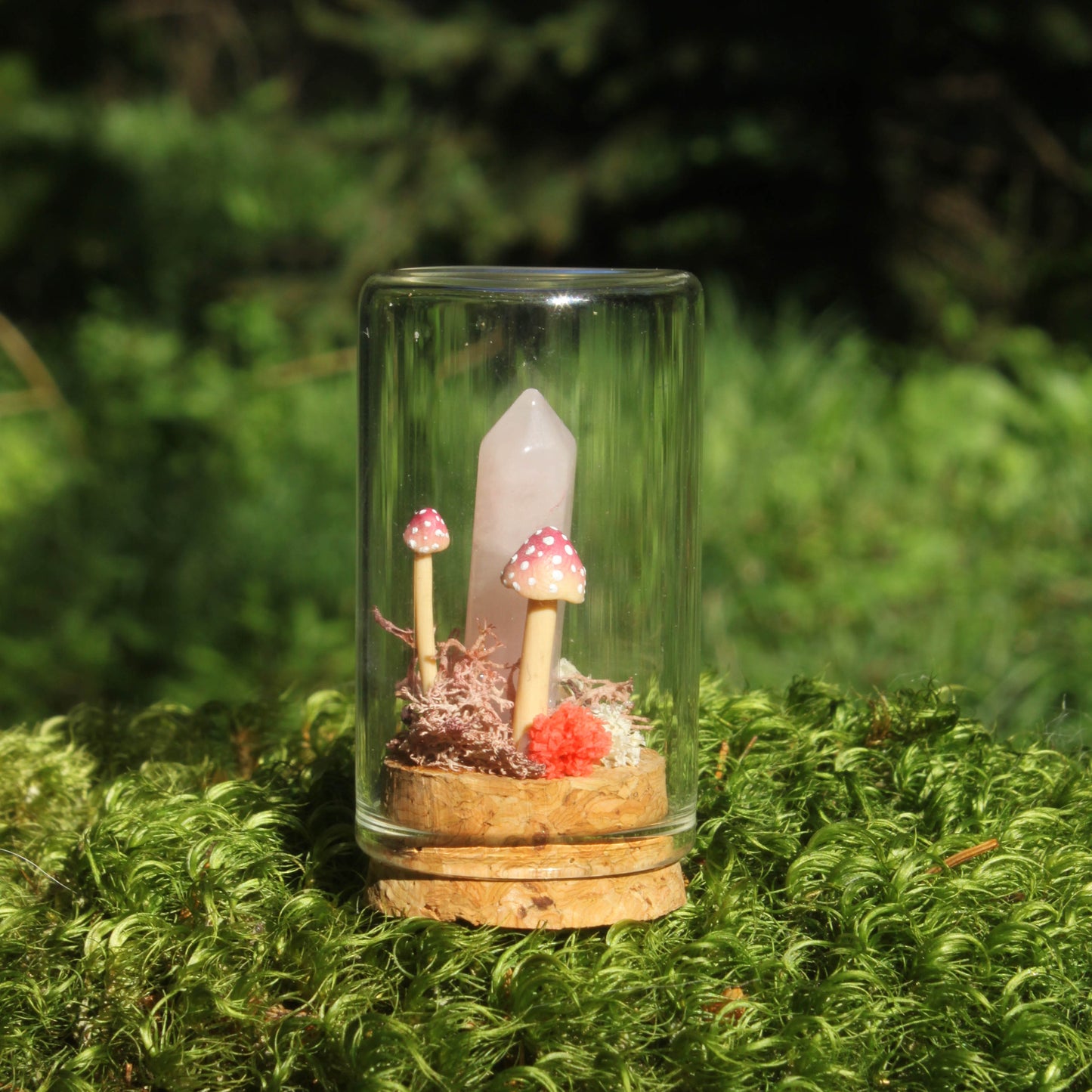 Miniature Crystal Terrariums