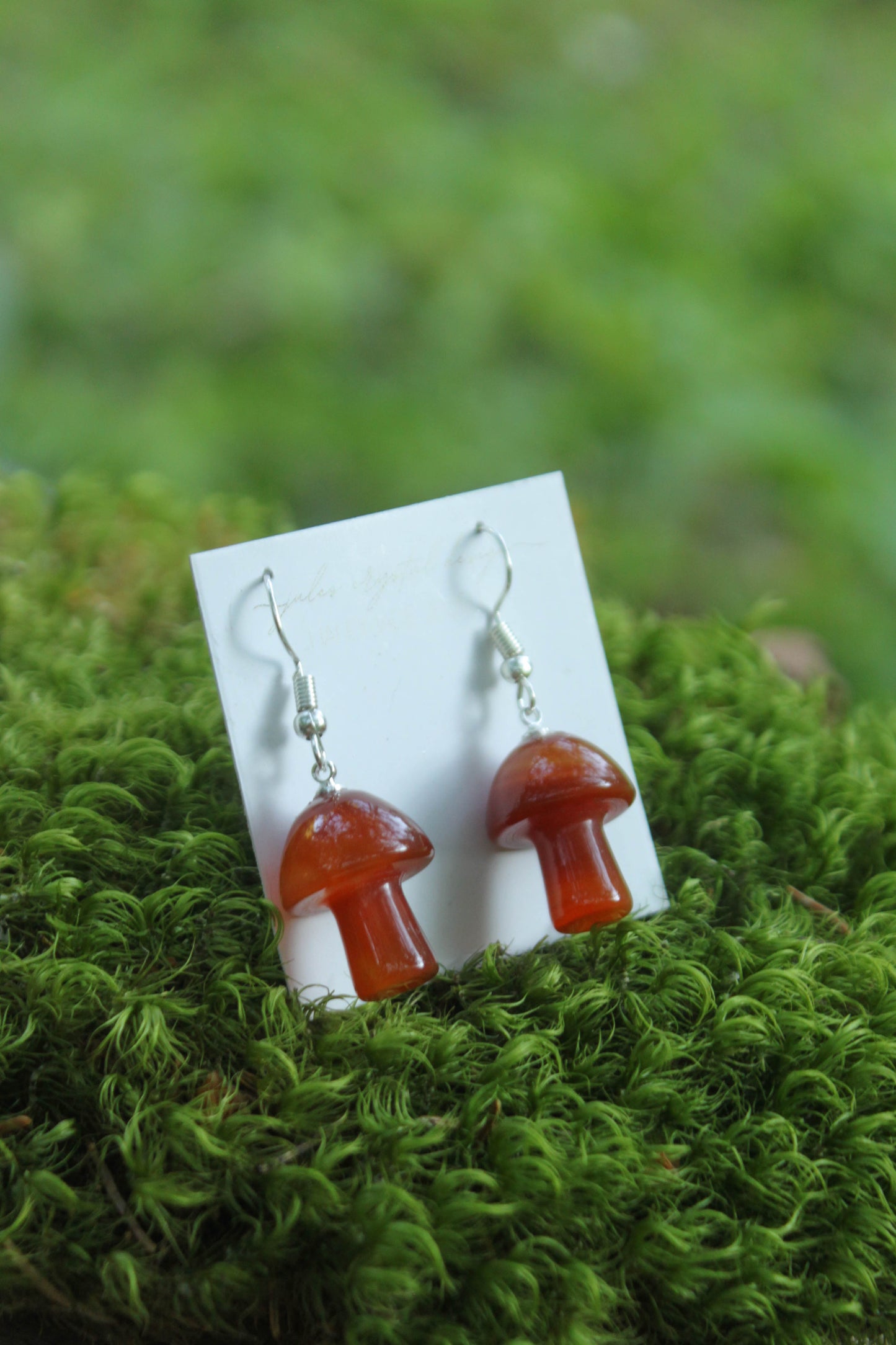 Crystal Mushroom Earrings- multiple variants