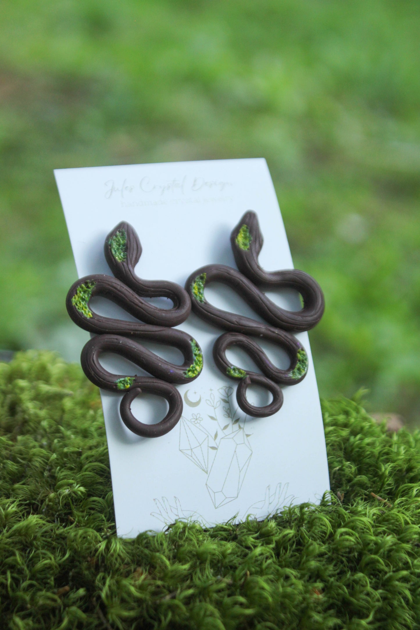 Forest Snake Earrings