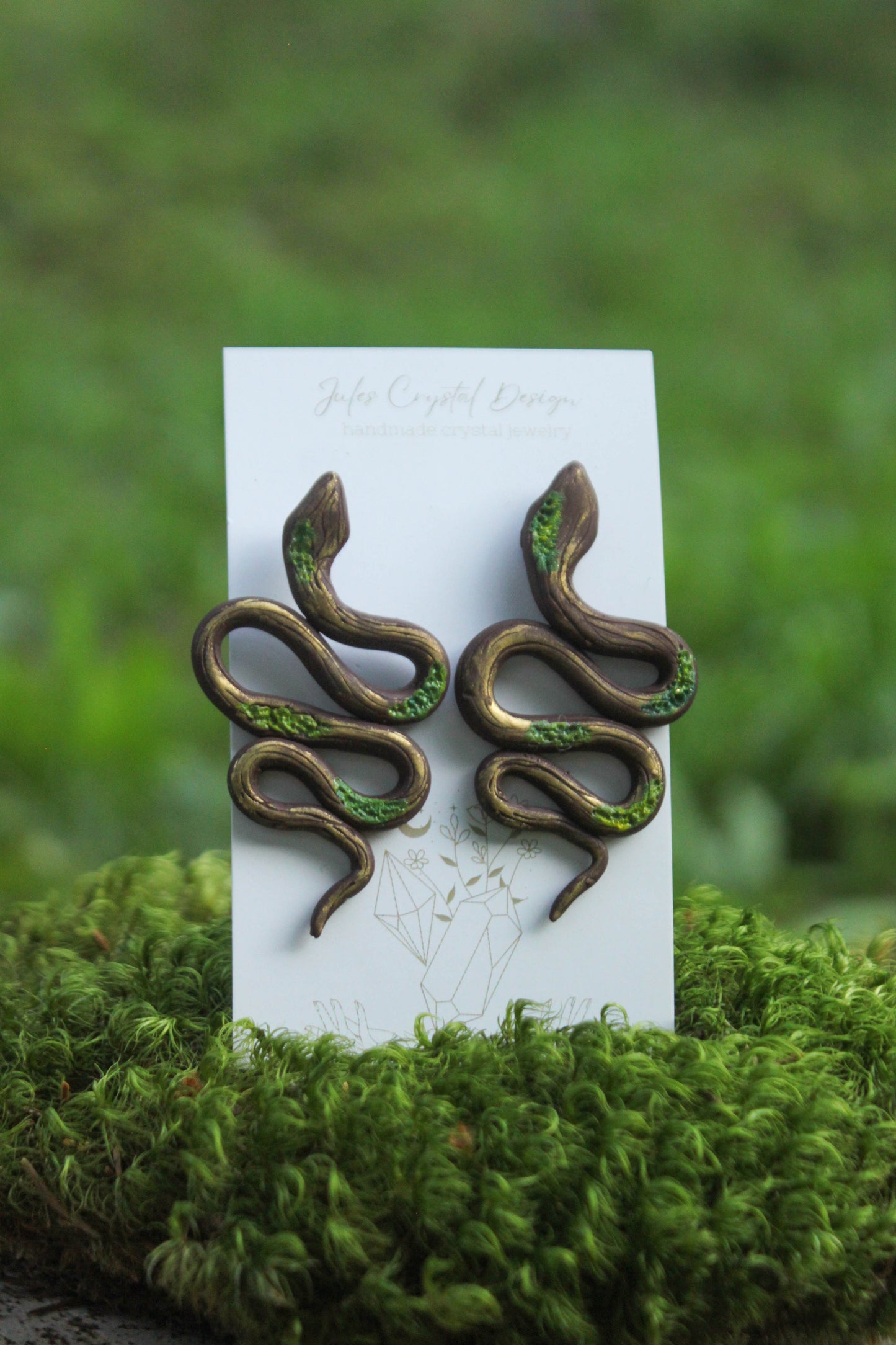 Forest Snake Earrings