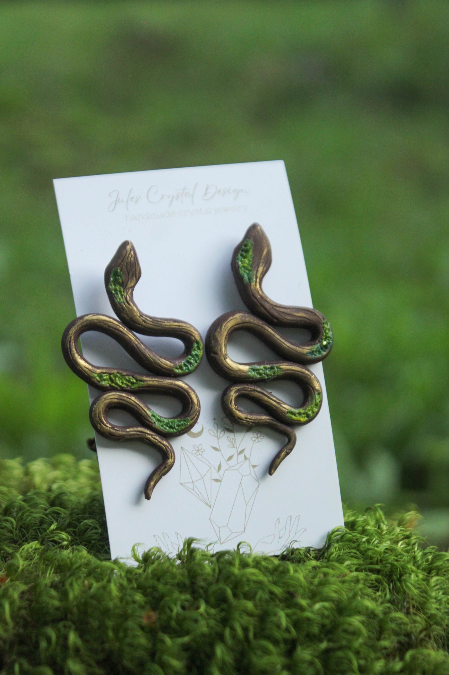 Forest Snake Earrings