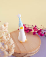 10-Year Anniversary Exclusive Goose Figurines with Party Hats