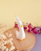 10-Year Anniversary Exclusive Goose Figurines with Party Hats