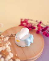 10-Year Anniversary Exclusive Goose Figurines on Cake