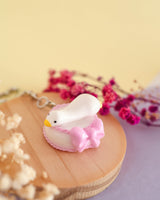 10-Year Anniversary Exclusive Goose Figurines on Cake