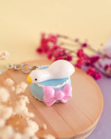 10-Year Anniversary Exclusive Goose Figurines on Cake