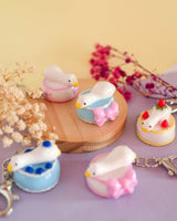 10-Year Anniversary Exclusive Goose Figurines on Cake