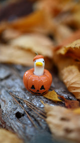 Cozy Autumn Geese – Limited Edition Collectible Figurines