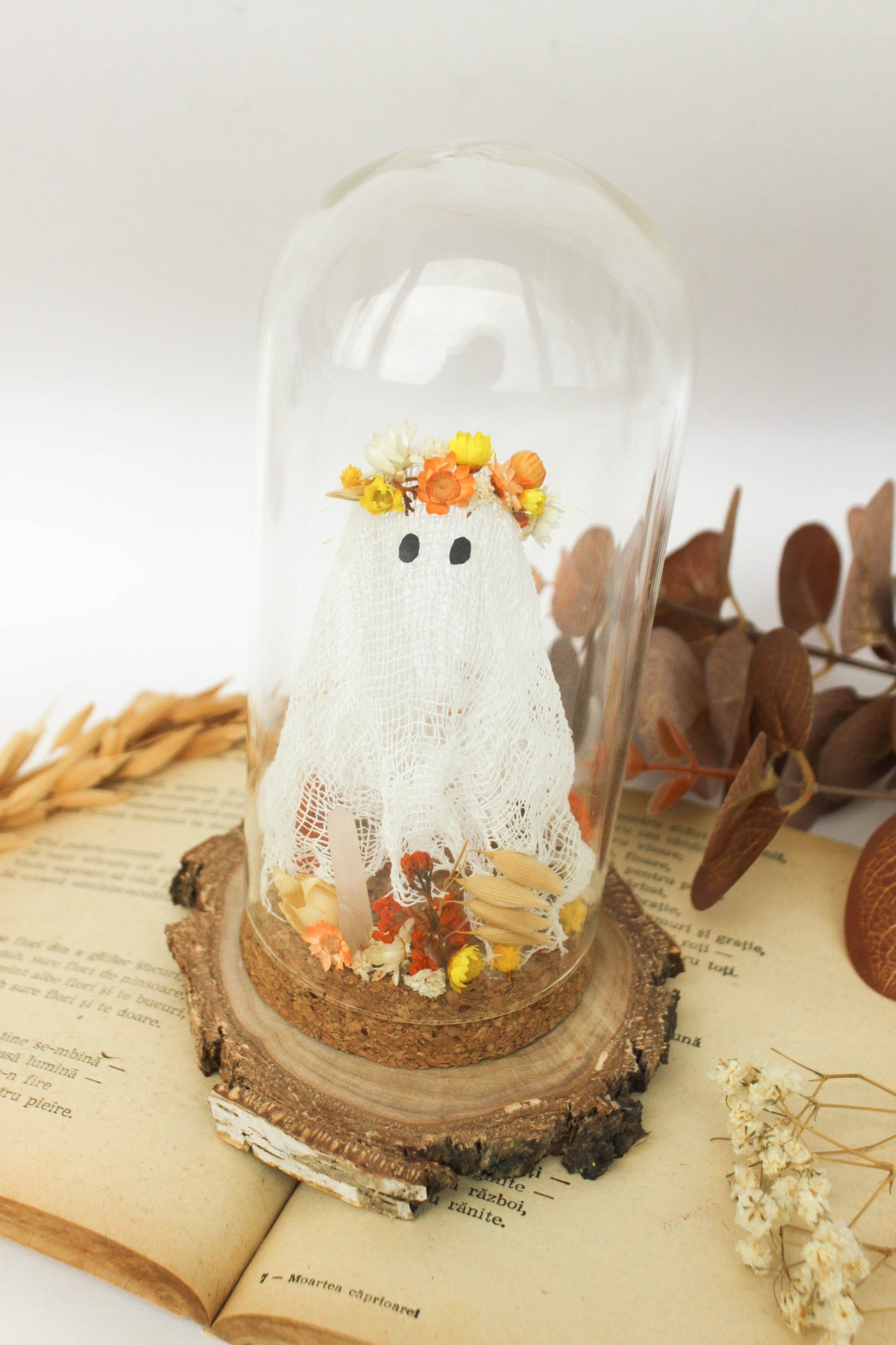 Ghost Domes with Dried Flowers