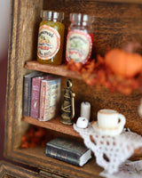 Sleeping Deer Large Autumn Fairy House – Miniature Keepsake Box