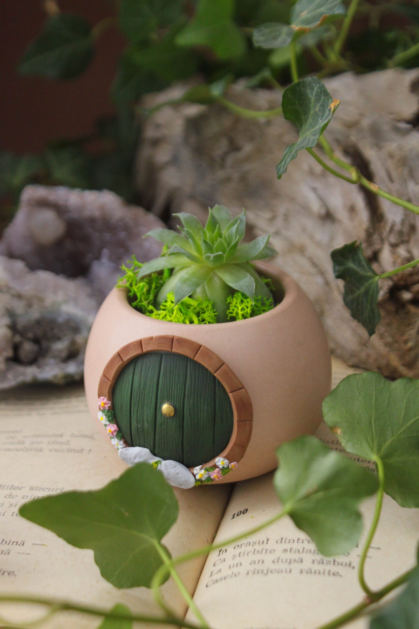 Hobbit House Plant Pot