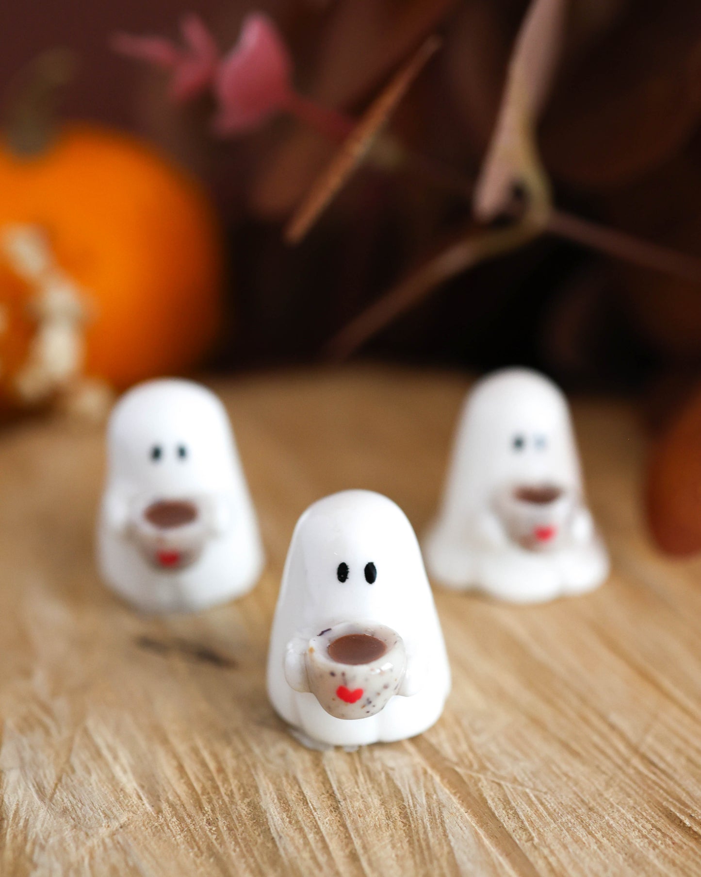 Coffee Ghosts – Handmade Miniature Desk Friends