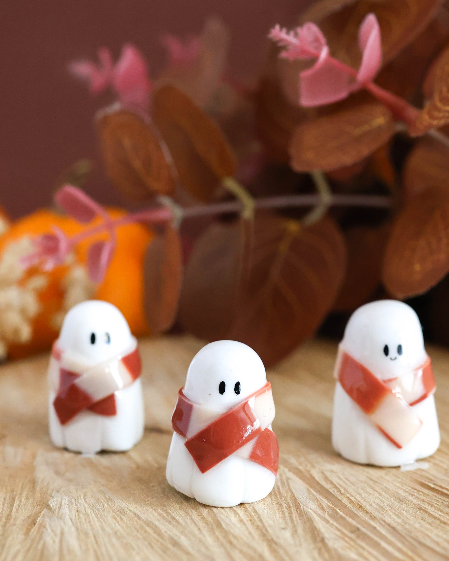 Cozy Ghosts – Handmade Autumn Ghost Figurines