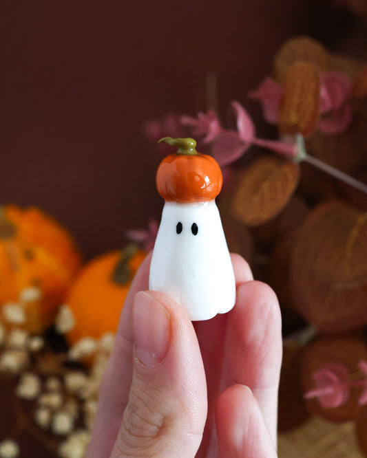 Pumpkin Ghosts – Handmade Halloween Desk Friends