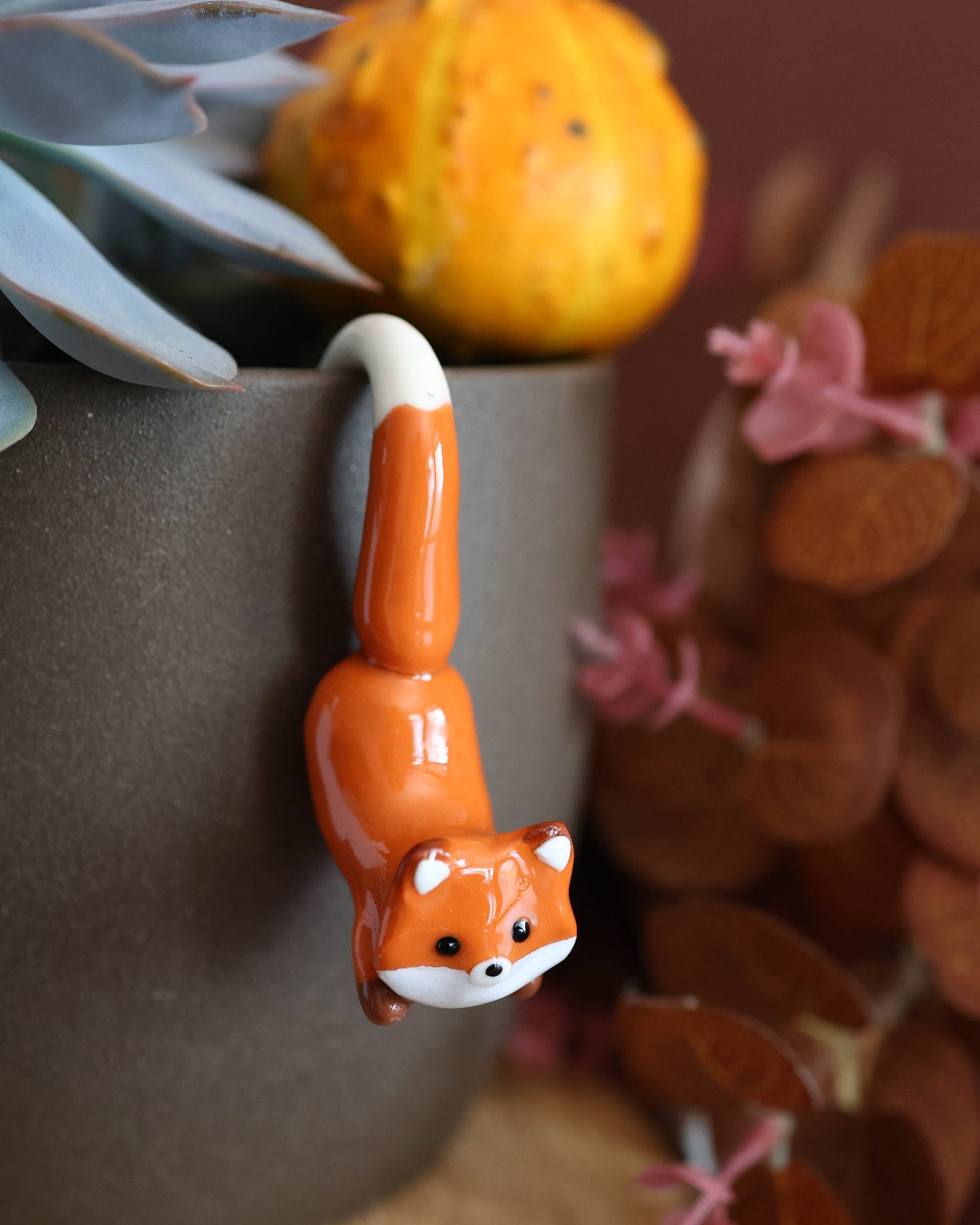 Fox Plant Friend – Handmade Autumn Plant Decor