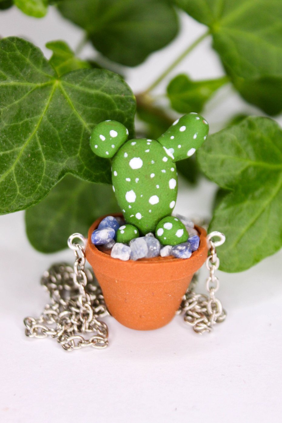 Cute Crystal Cactus Jewelry